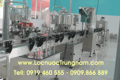 Dây chuyền sản xuất nước đóng chai tự động 2019