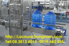 Máy chiết rót, đóng nắp tự động bình 20 Lít, 21 Lít 