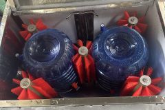 Máy Rửa Bình 20 Lít, Rửa Cùng Lúc 2 Bình Có Chậu Tráng Hóa Chất