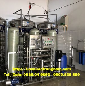 Hệ thống lọc nước tinh khiết - Sản xuất nước đóng bình, đóng chai. công suất:1500 -1800 Lit/h