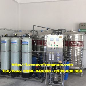 Dây Chuyền Lọc Nước Tạo Khoáng Alkaline Đóng Bình, Đóng Chai [Công Suất: 500-600 Lít/giờ]