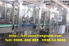 Máy Chiết Rót Chai Thủy Tinh Tự Động - Chiết Rót Nước Uống Tinh Khiết