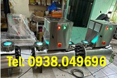 Bộ đèn UV diệt khuẩn nước mặn Ao nuôi tôm công suất 50 m3/h